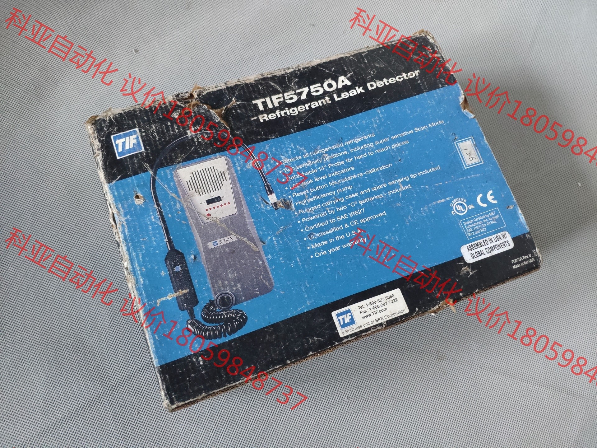 美国TIF卤素气体检漏仪TIF5750A可燃气体检测仪探测器