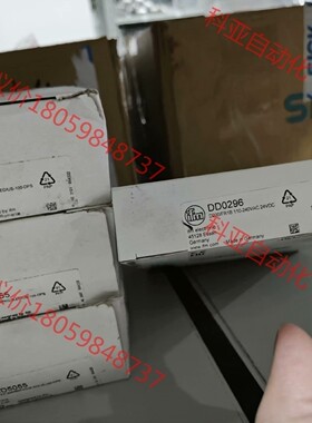 DD0296电感式接近开关全新原装正品德国IFM易福门