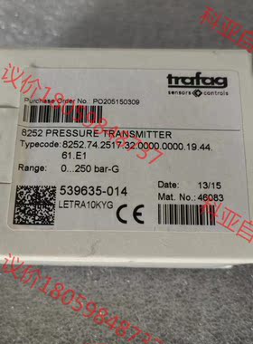 trafag 8252.74.2517 压力传感器 全新原装