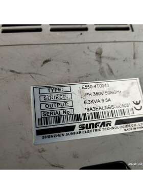 SUNFAR变频器 E550-4T0040 E300-4T0（议价）