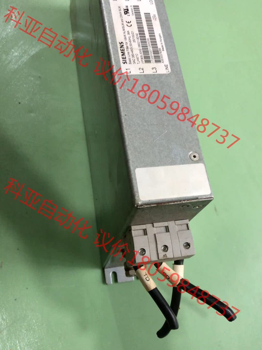 西门子滤波器露，6SL3000-0BE21-6DA0，实图拍