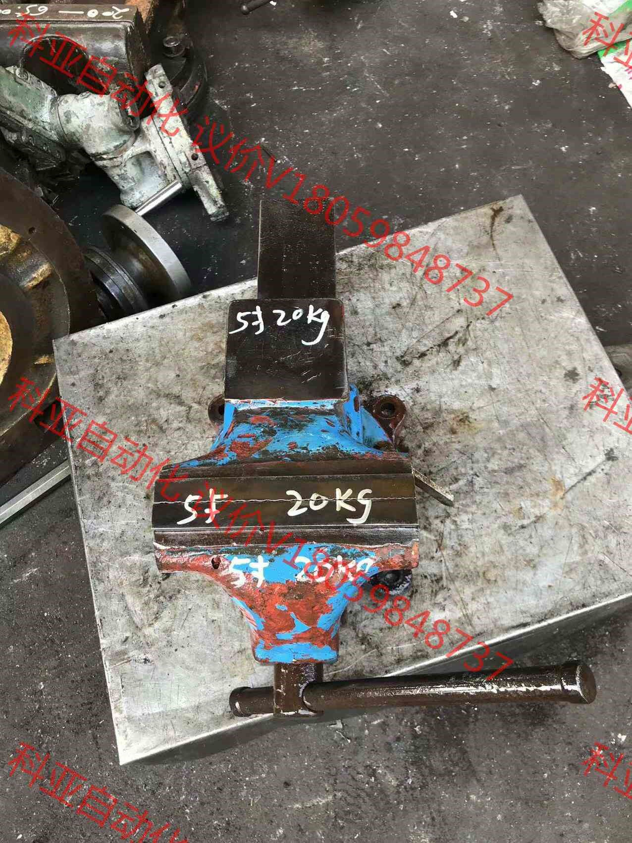 二手5寸凤凰牌台虎钳