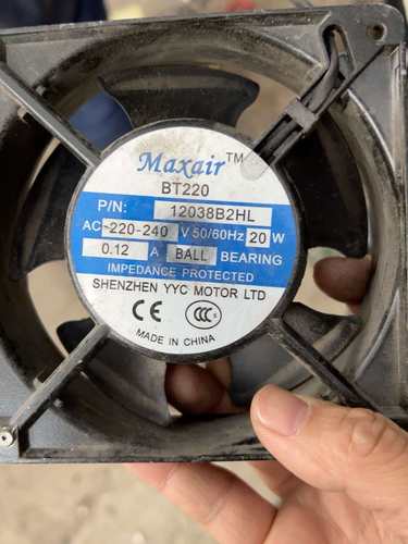 二手原装Maxair/ 12038B2HL交流散热风扇 22(议价)