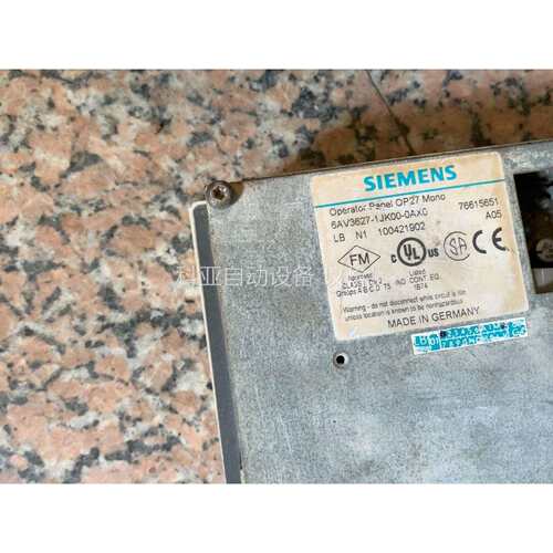 OP27. 6AV3627-1JK00-OAXO.（议价）
