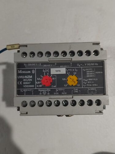 拆机UVU-NZM (德国)金钟穆勒断路器欠压线圈