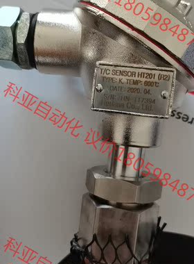 温度传感器  0-600℃  L-200mm  G3/4