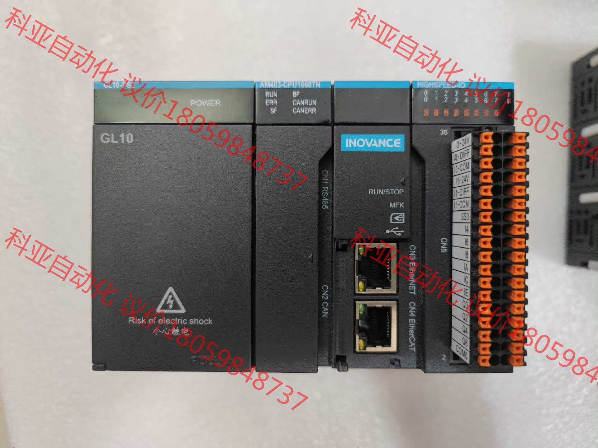 汇川AM403-CPU1608TN?电源GL10-PS2，拆