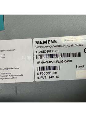 6AV7422-2FD03-0AS0触摸屏，有一点磕碰（议价）