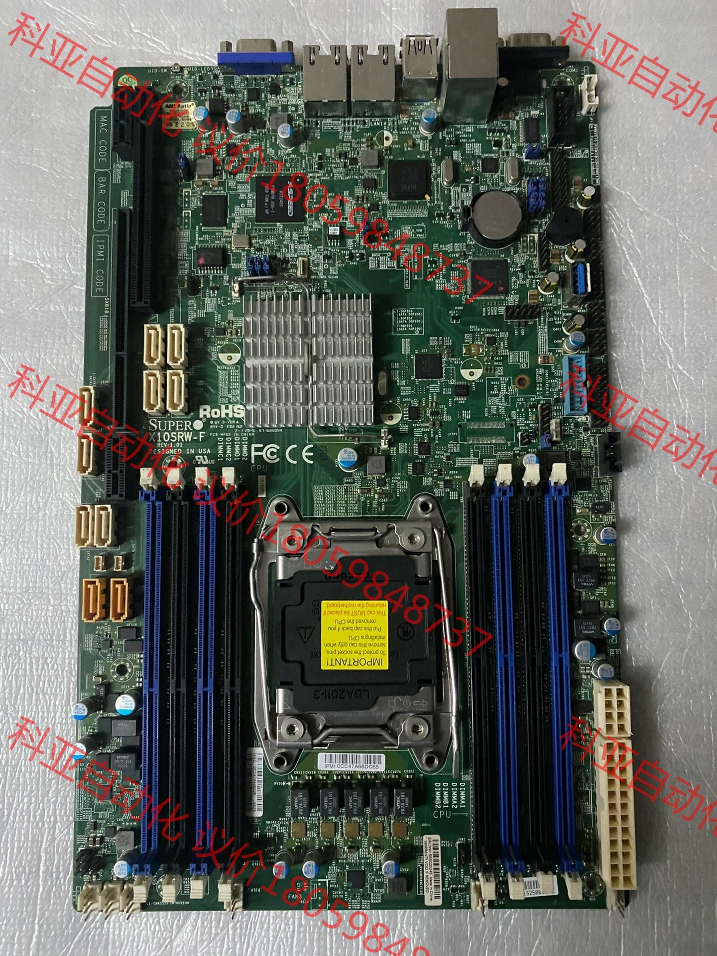 超微X10SRW-F 单路X99主板 LGA2011-V3/