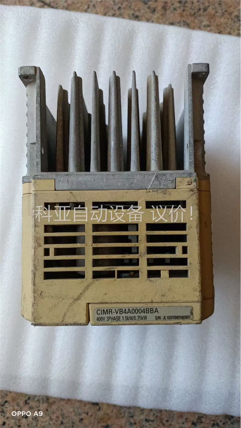 安川变频器CIMR一VB4A0004BBA，二手拆机成色外观(议价)