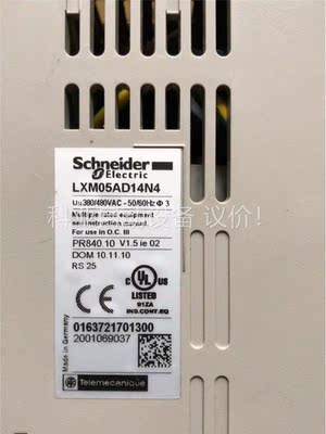 施耐德伺服驱动器LXM05AD14N4 1.4KW测好发(议价)