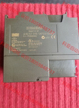 西门子6ES7 315—1AF03—0AB0成色如图，缺盖，