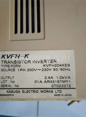 KVFH-K KVFH204KES(议价)