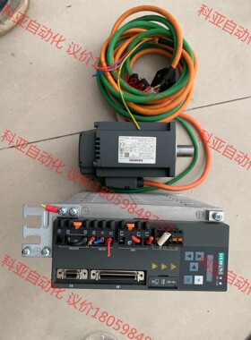 西门子伺服V90750W一套带线，口罩机拆机，东西都是实拍。