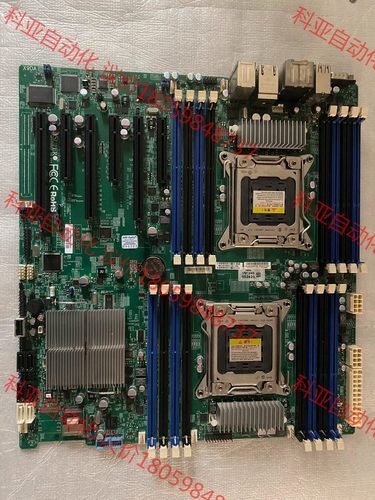 超微 X9DAI  双路主板 x79工作站主板，带声卡 带2