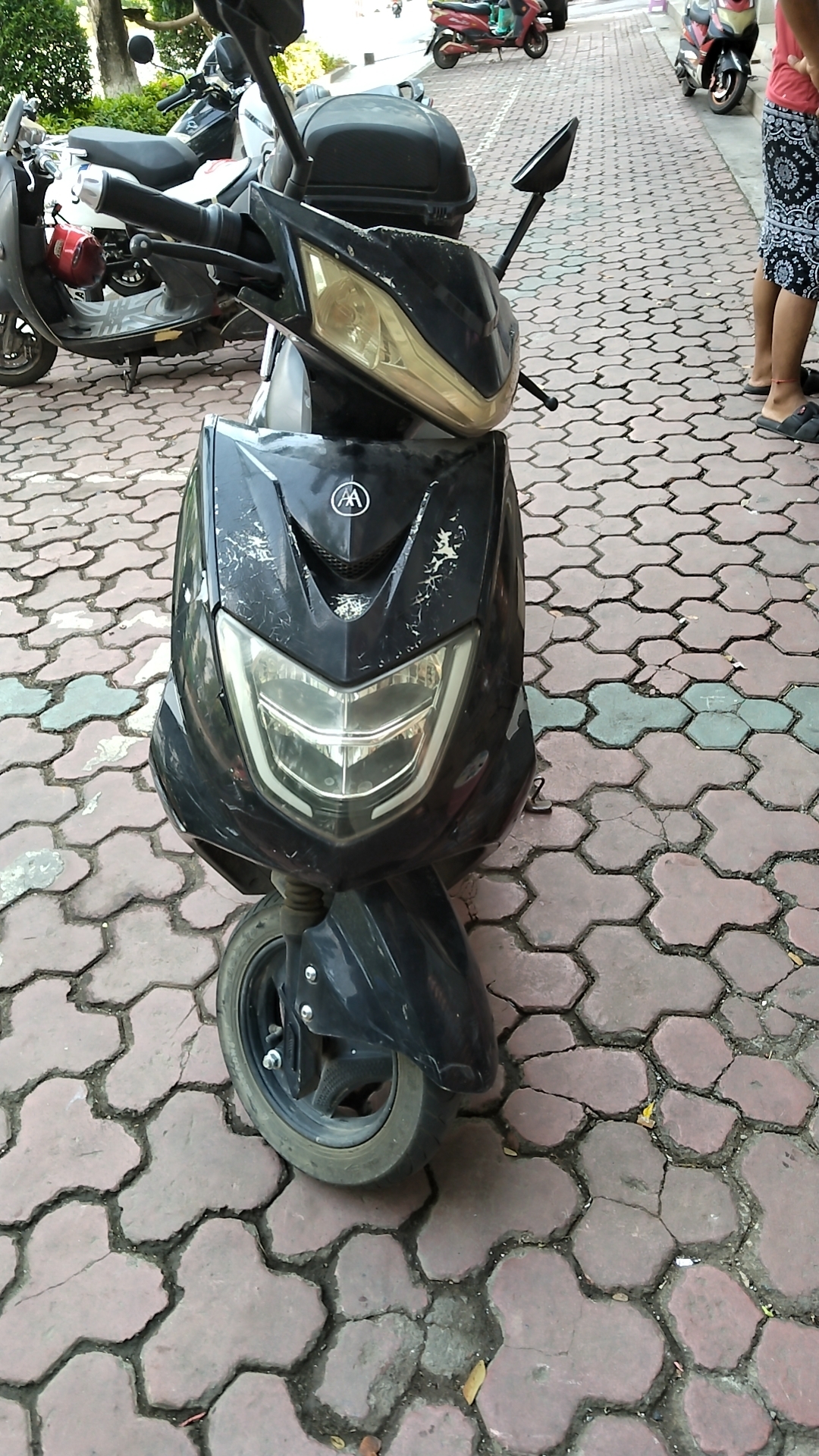 爱玛L350电动车大全前卫前泥板