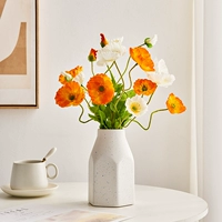 Белая керамическая ваза украшения гостиная цветочные композиции ins in inst end hishest articistic sense light роскошный высококачественный обеденный стол гидропонный высушенные цветы