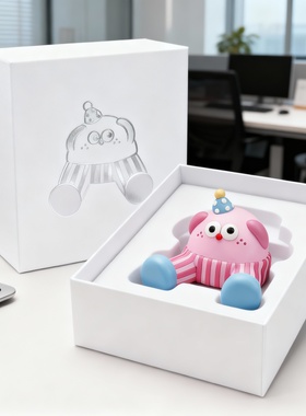 卡通动物树脂桌面摆件礼盒送礼