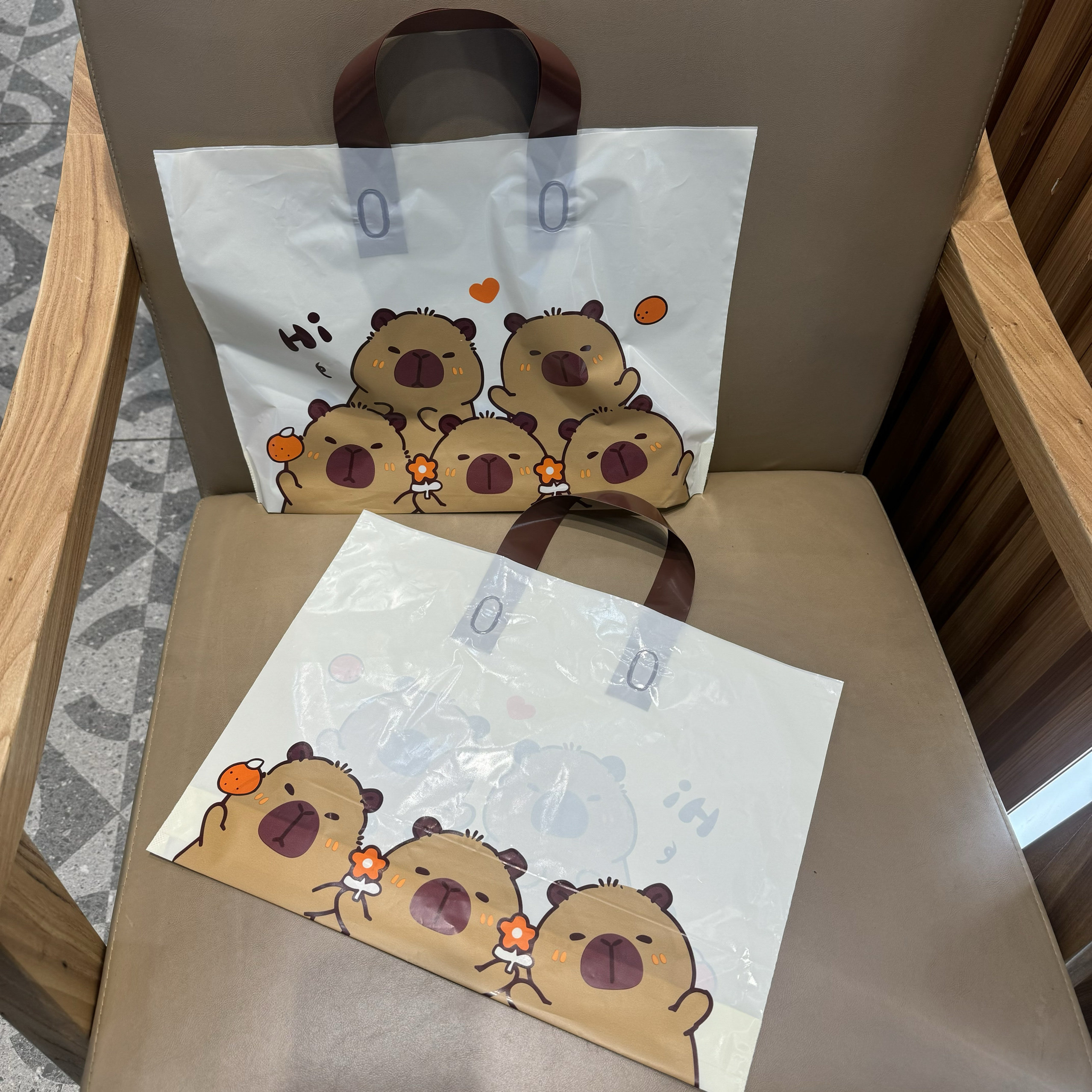 卡通可爱礼品袋塑料手提袋批发购物袋服装店袋子服装袋礼物包装袋