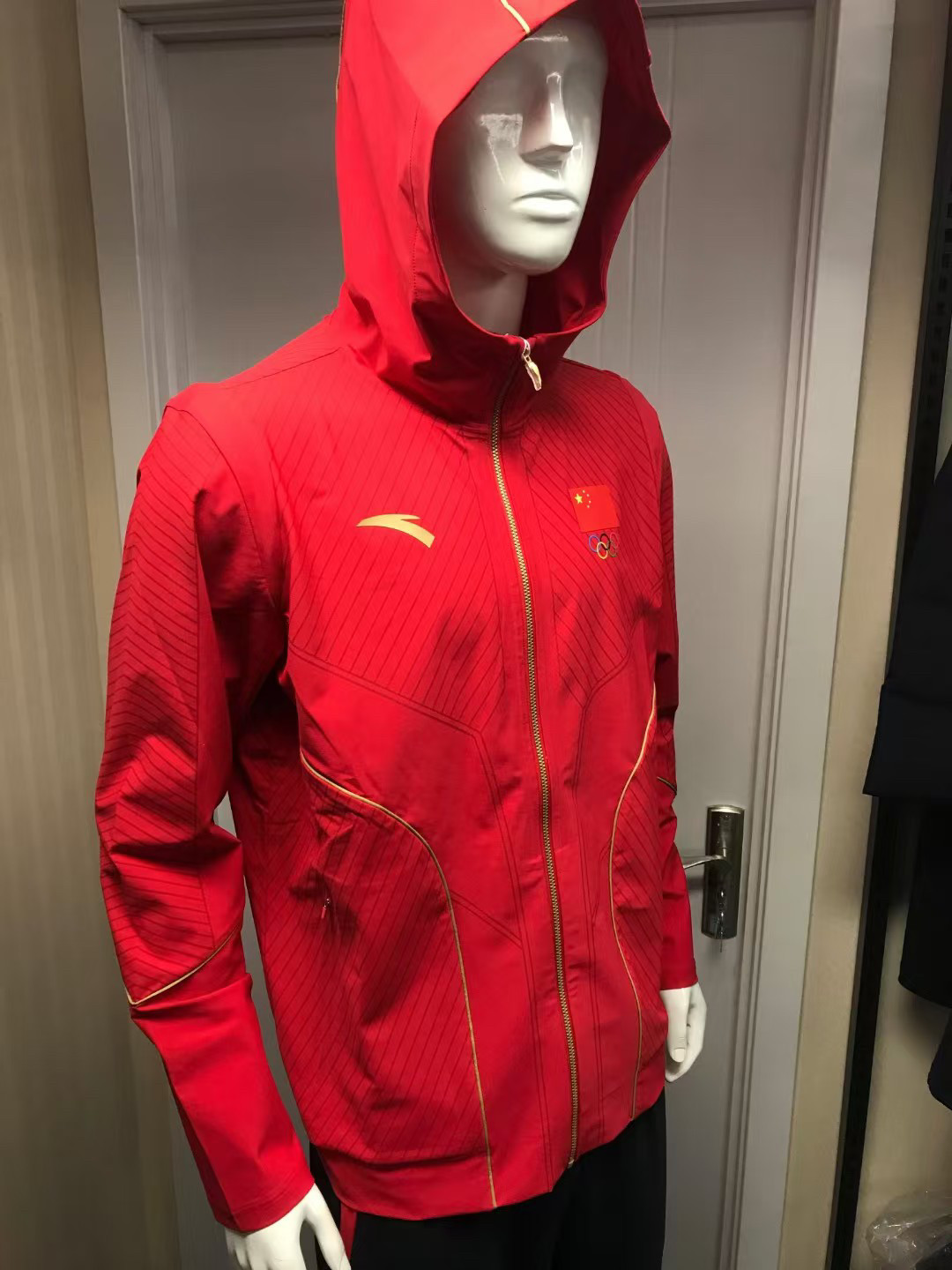 安踏赞助中国运动套中国卫衣男系列时尚透气运动休闲开衫连帽卫衣