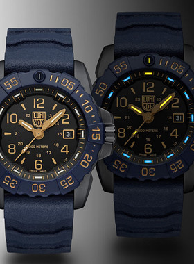 LUNINOX雷美诺时海豹突击队手表重返蓝色氚气光夜男表3255.CB.NSF
