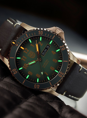Luminox雷美诺时瑞士机械表青铜限量手表氚气防水腕表 0936.set