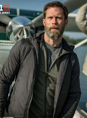 5.11美国探索夹克金标P棉防泼水轻薄可收纳连帽保暖棉服外套78057