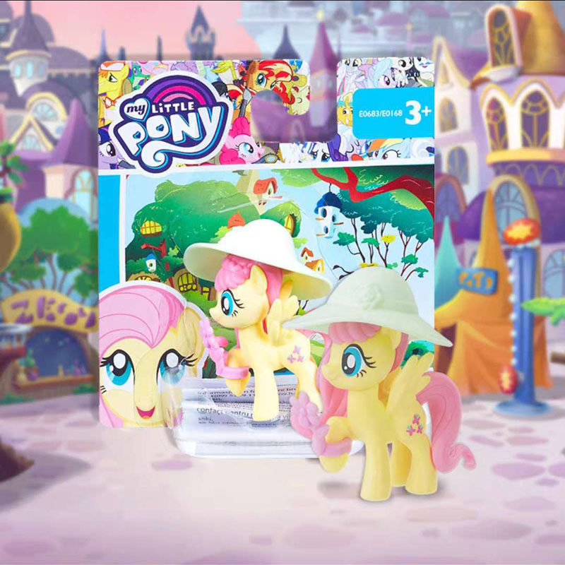 HASBRO 마이 리틀 포니 미니 스토리 포니 플레이 하우스 소녀 장난감 장식 선물 황혼 스파클 레인보우 대시