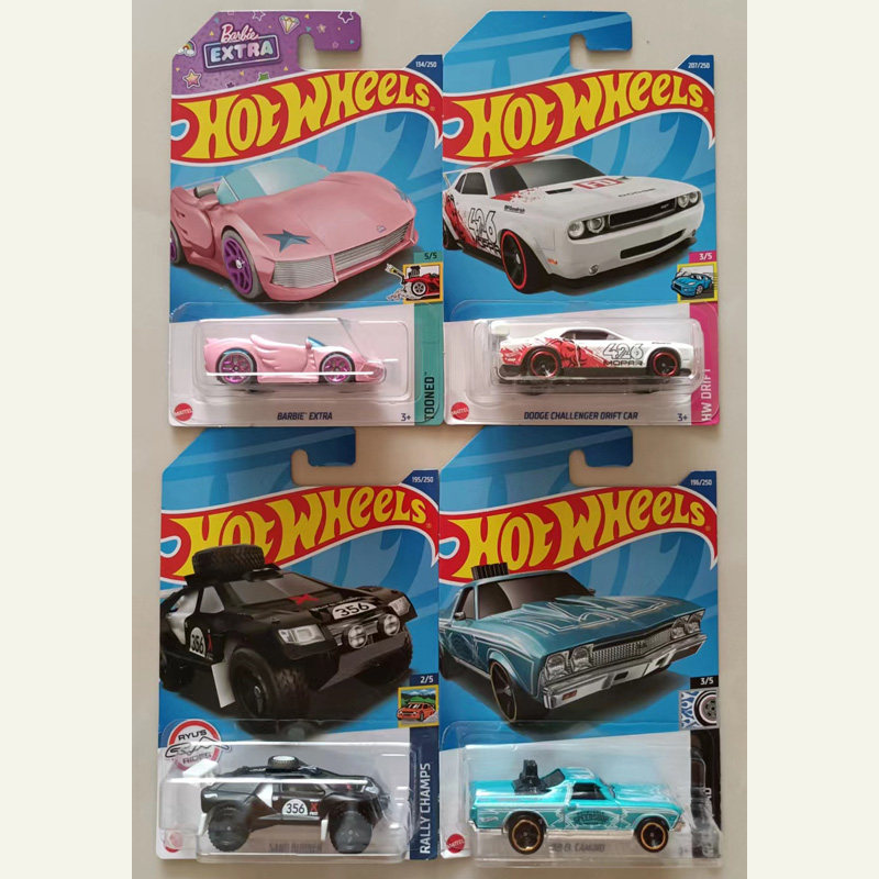 HOTWHEELS 뜨거운 작은 스포츠카 모델 소년 장난감 트랙 경주 합금 자동차 선물 22M