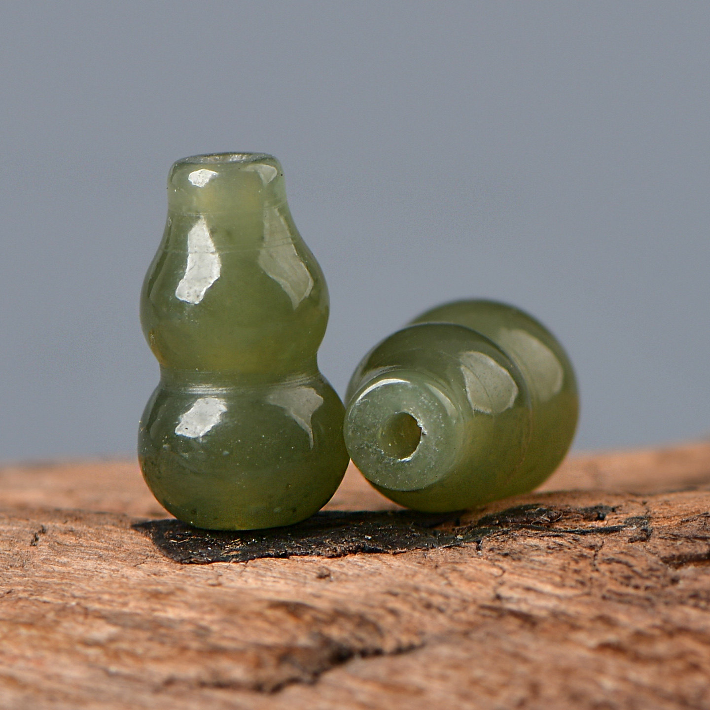 天然和田雕刻小葫芦diy手链项链吊坠手工饰品单珠饰品高品通孔