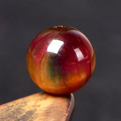 碧玺虎眼石圆珠散珠子