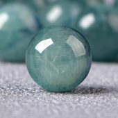 天然水晶绿蓝晶散珠子串珠diy手工饰品配件材料圆珠单珠