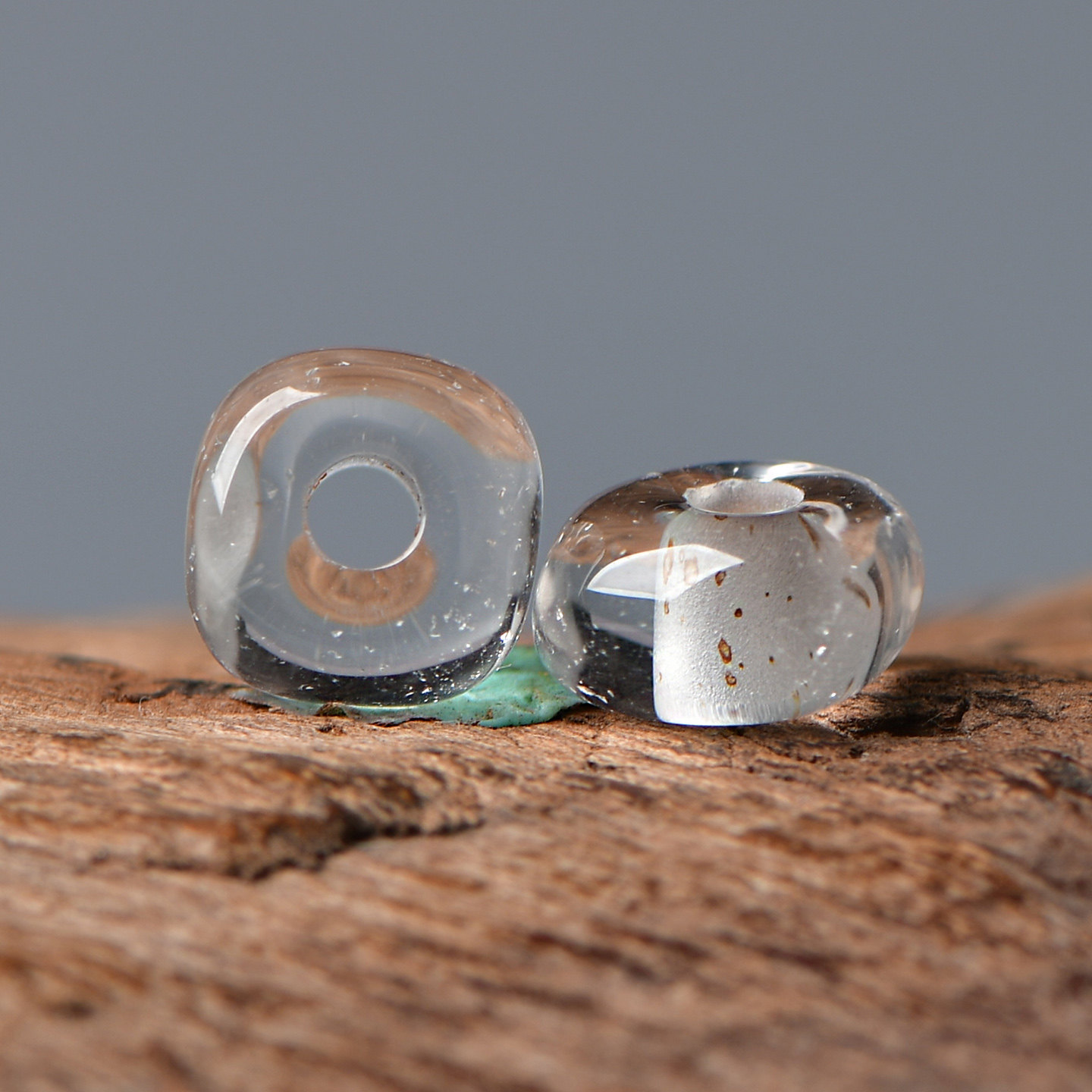 天然水晶白水晶随形扣子DIY串珠手串项链手工配件散珠透明饰品