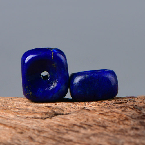 天然水晶老料青金石随行方隔片