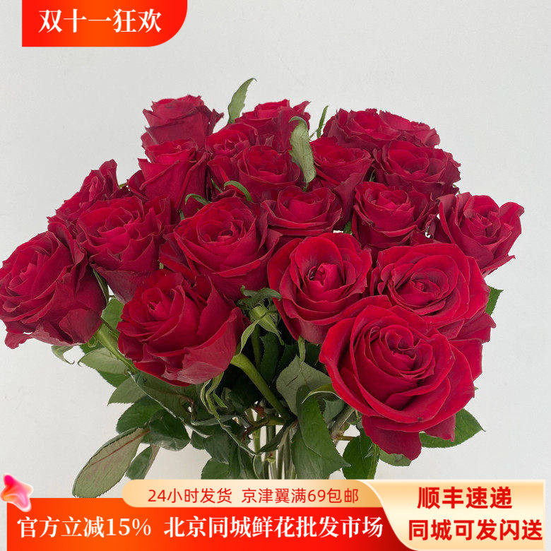 A级传奇玫瑰暗红褶花边鲜切花