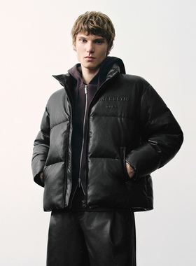 UR国内2025秋季男装时尚潮流立体字母绗缝羽绒服UMV150032