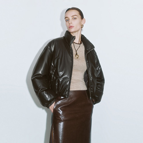 UR国内代购2025冬季女装时髦流光