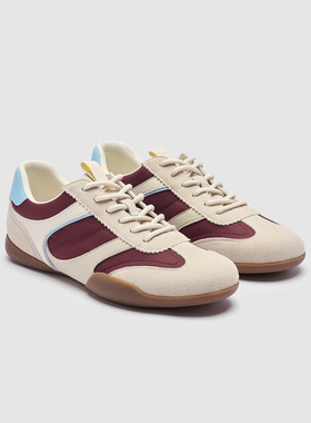 UR国内2025秋季女士百搭时尚复古休闲拼接运动鞋UAYS50103