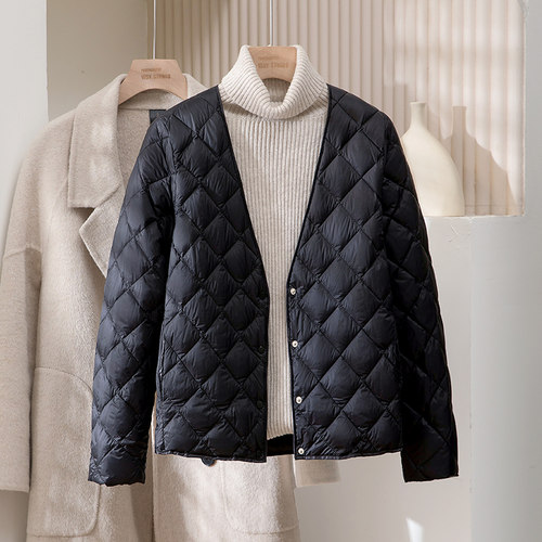 佐菲伦建议V领羽绒服95绒