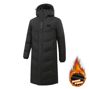 新款棉服大衣男长款冬训国服冬季训练女运动员过膝体院羽绒棉服