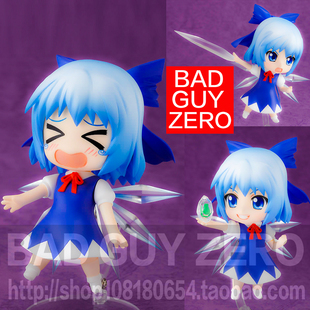 日版正版 正品 东方project 琪露诺 笨蛋 GSC 167 手办 粘土人