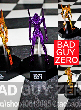 日版万代 EVA 透明限定版 初号机 零号机 使徒袭来 食玩 盒蛋手办