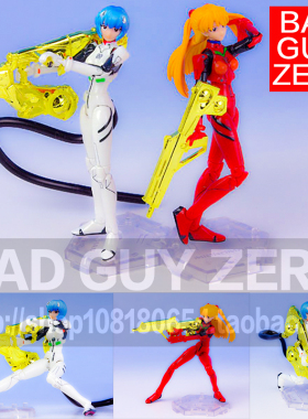 日版 EVA TAKARA 明日香绫波丽 战斗服 微星小超人 MICROMAN 手办