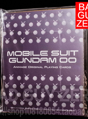 日版正版 万代 限定版 高达00 OO 德天使 能天使 力天使 扑克牌