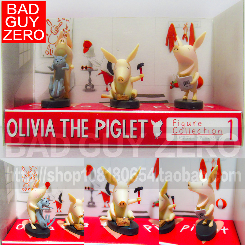 超稀有！日版正版 OLIVIA THE PIGLET 奥莉薇小猪 寿屋 手办 潮玩