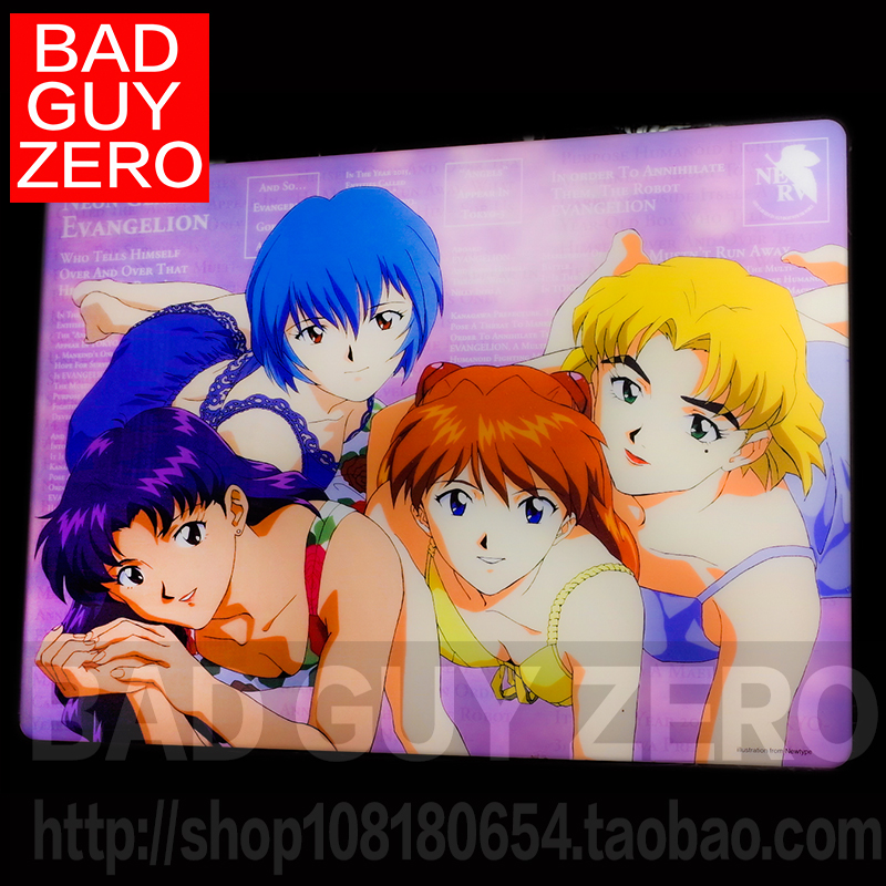 日版正版 EVA 海报 垫板 葛城美里 明日香 绫波丽 非 万代 一番赏