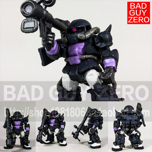 日版万代 高达 扎古 黑色三连星 FW CONVERGE 56 SD BB 盒蛋 食玩