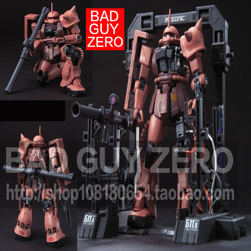 日版万代 SHCM PRO 1/144 夏亚 扎古 高达 非RG ROBOT魂 FIX HGUC