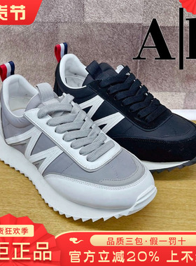 专柜正品AH男鞋2025春新休闲系带牛皮舒适运动鞋BBY51P6225