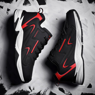 秋冬款特大号男土运动鞋男45防水46加大码47加肥加宽远动波鞋脚胖